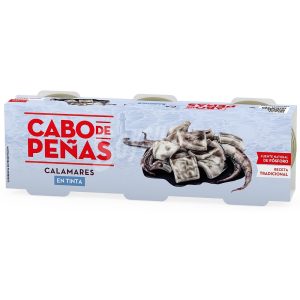 CABO DE PEÑAS CALAMARES EM TINTA PK3 (80GRS X 3) 240GRS