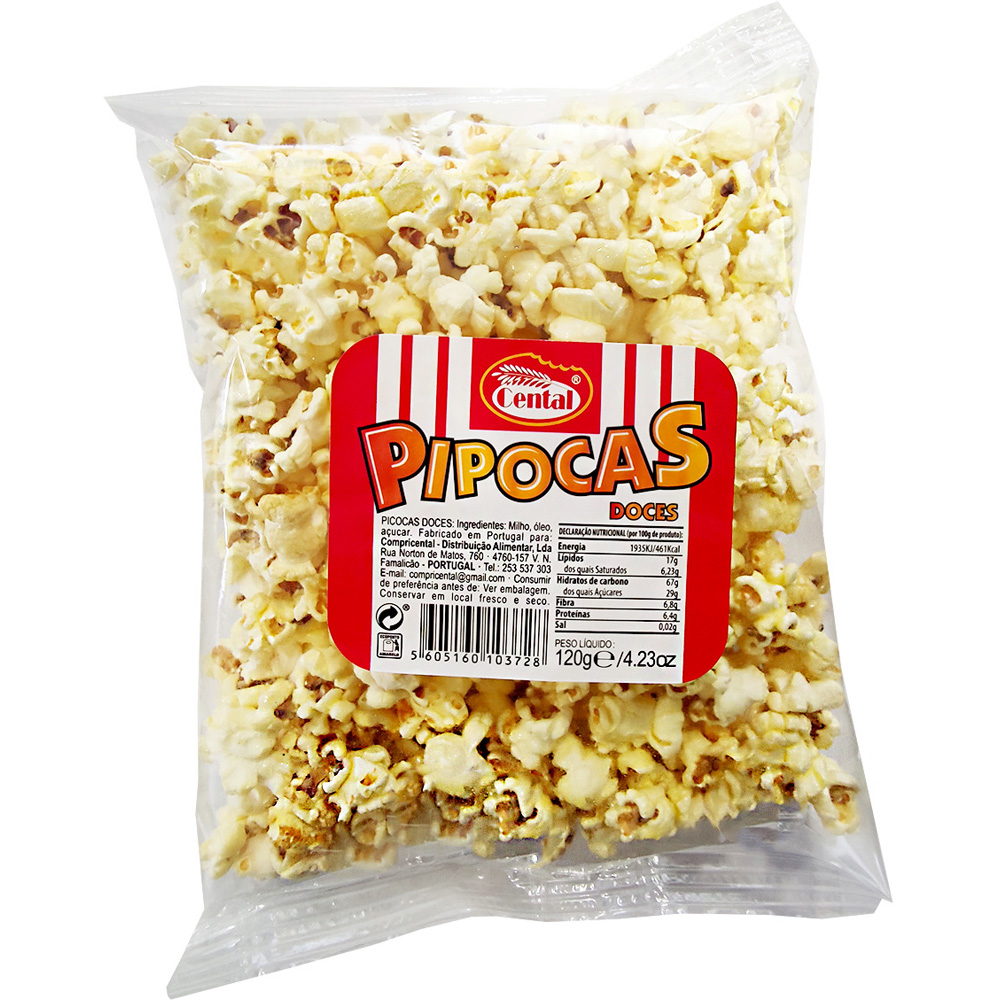 CENTAL PIPOCAS DOCES 120GRS CENTAL PIPOCAS DOCES 120GRS