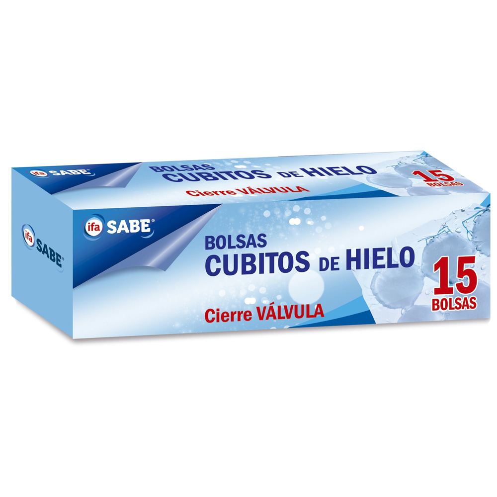 IFA SABE BOLSAS PARA CUBOS DE GELO 15 BOLSAS IFA SABE BOLSAS PARA CUBOS DE GELO 15 BOLSAS