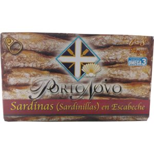 PORTO NOVO SARDINHAS PETINGAS EM ESCABECHE 81GRS