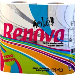 RENOVA iOLÉ PAPEL HIGIENICO 4R