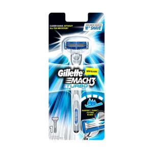 GILLETTE MAQ. BARBEAR MACH3 TURBO 1UND
