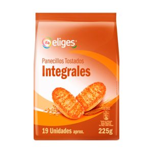 IFA ELIGES PANECILLOS TOSTADOS INTEGRAIS APROX. 19UNDS 225GRS