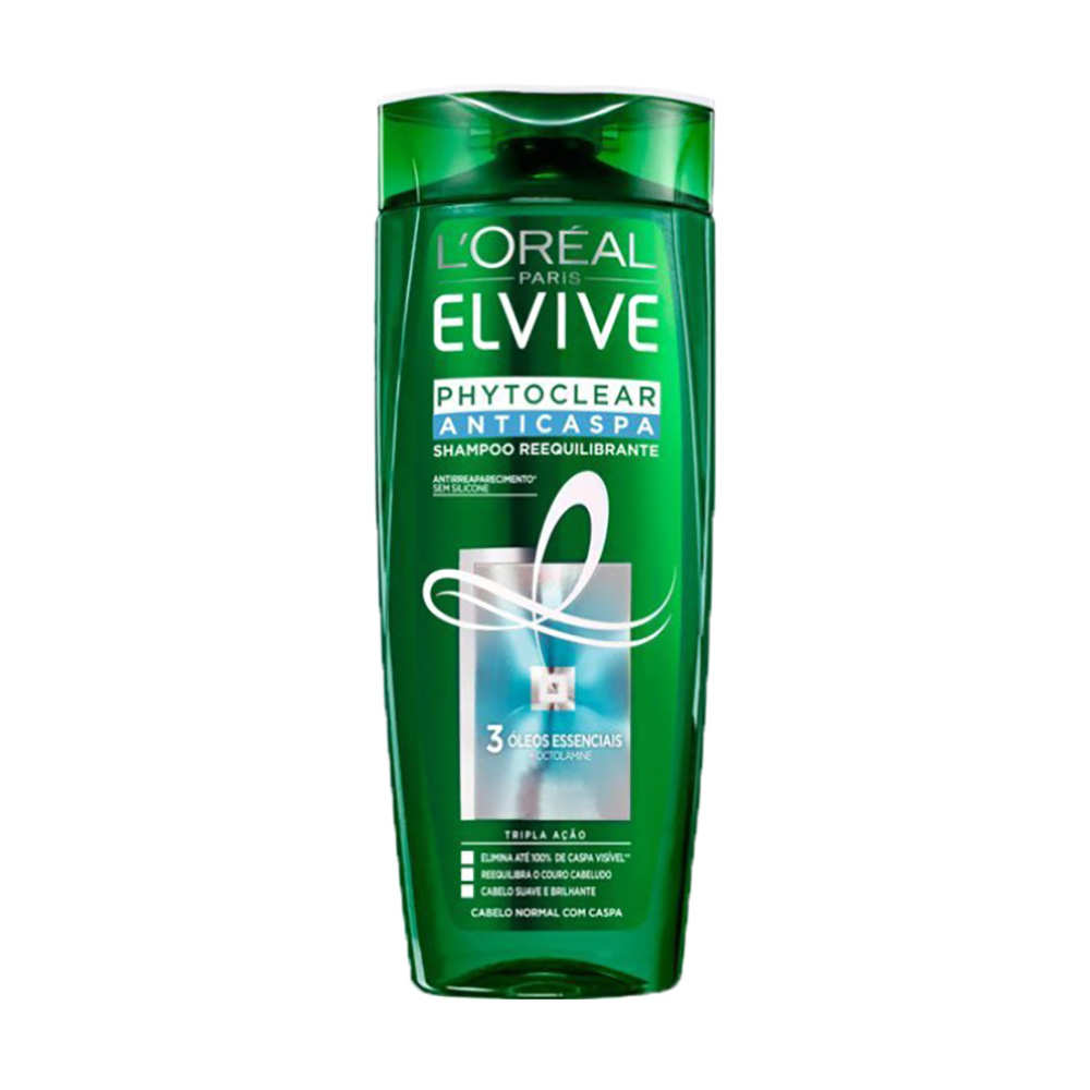 L’OREAL ELVIVE SHAMPOO ANTICASPA PHYTOCLEAR REQUILIBRANTE CAB. NORMAL C/CASPA 70 L’OREAL ELVIVE SHAMPOO ANTICASPA PHYTOCLEAR REQUILIBRANTE CAB. NORMAL C/CASPA 70