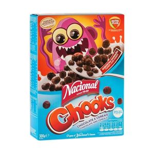 NACIONAL CHOOKS CHOCOLATE E CEREAIS 300GRS