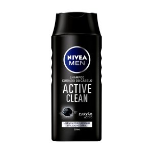 NIVEA MEN SHAMPOO ACTIVE CLEAN CARVÃO ACTIVO CAB. NORMAL 250ML