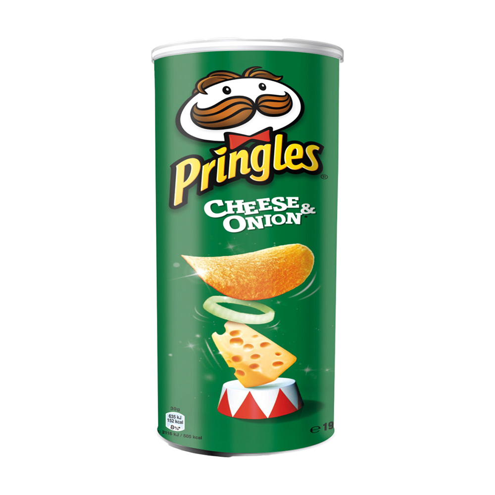 PRINGLES QUEIJO E CEBOLA 165GRS PRINGLES QUEIJO E CEBOLA 165GRS