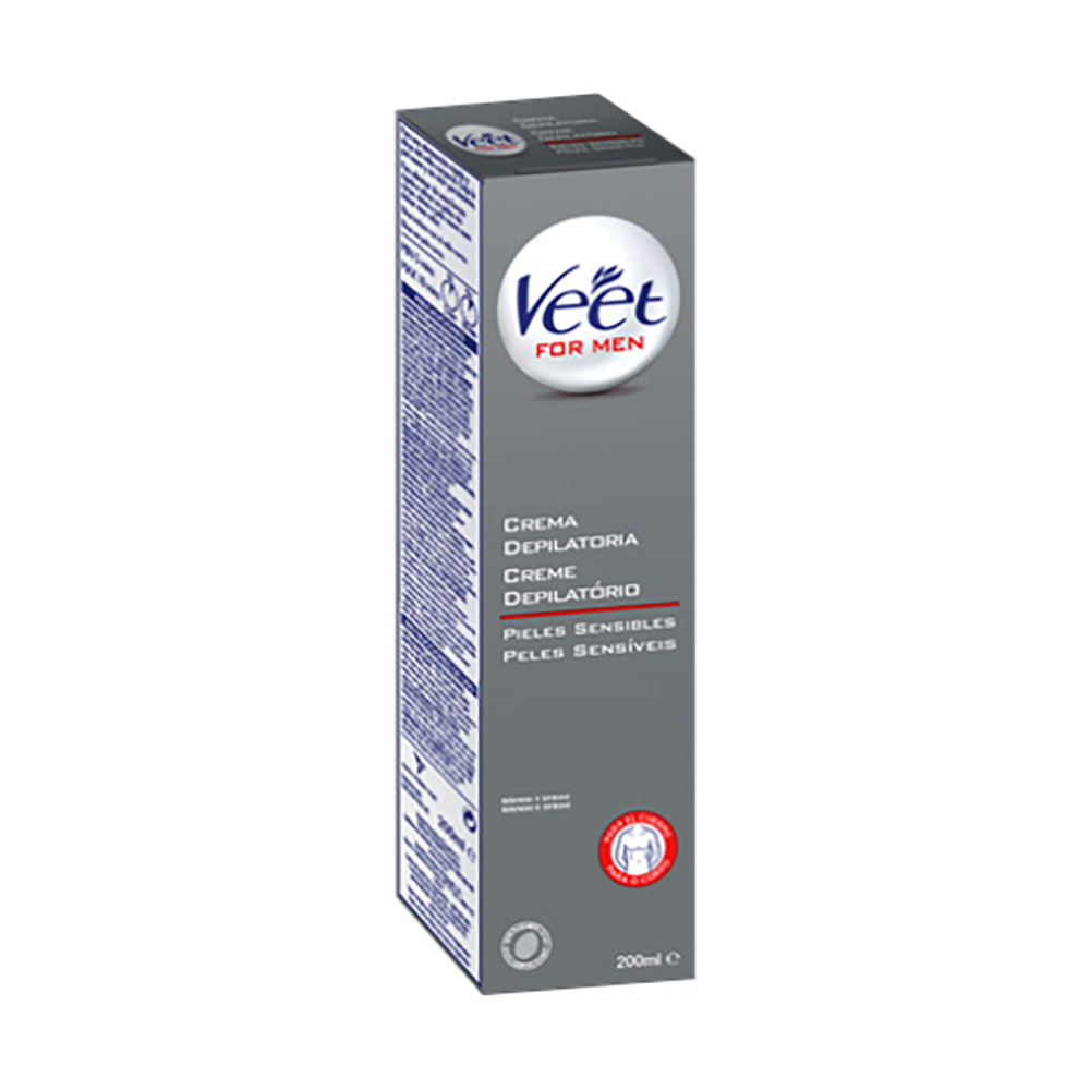 VEET FOR MEN CREME DEPILATÓRIO PELES SENSÍVEIS 200ML VEET FOR MEN CREME DEPILATÓRIO PELES SENSÍVEIS 200ML