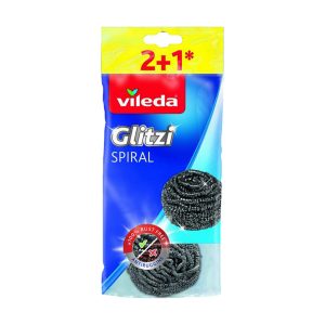 VILEDA ESFREGÃO EM AÇOINOX 2+1