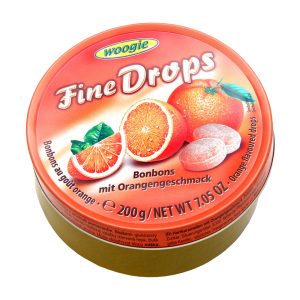 WOOGIE FINE DROPS REBUÇADOS SABOR LARANJA 200GRS