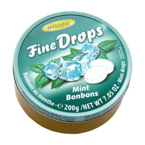 WOOGIE FINE DROPS REBUÇADOS SABOR MENTA 200GRS