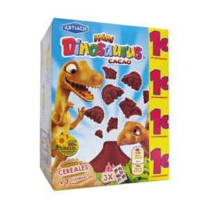 ARTIACH MINI DINOSAURUS CACAO 120GRS (3SAQ.)