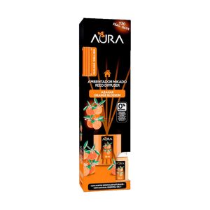 AURA AMBIENTADOR MIKADO FRAGÂNCIA FLORES LARANJEIRA 30ML
