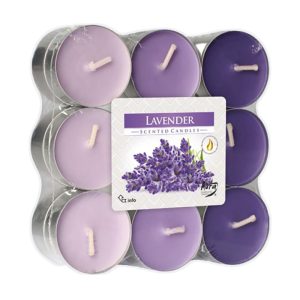AURA TEALIGHTS PERFUMADAS LAVANDA C/18UND 1 PACK