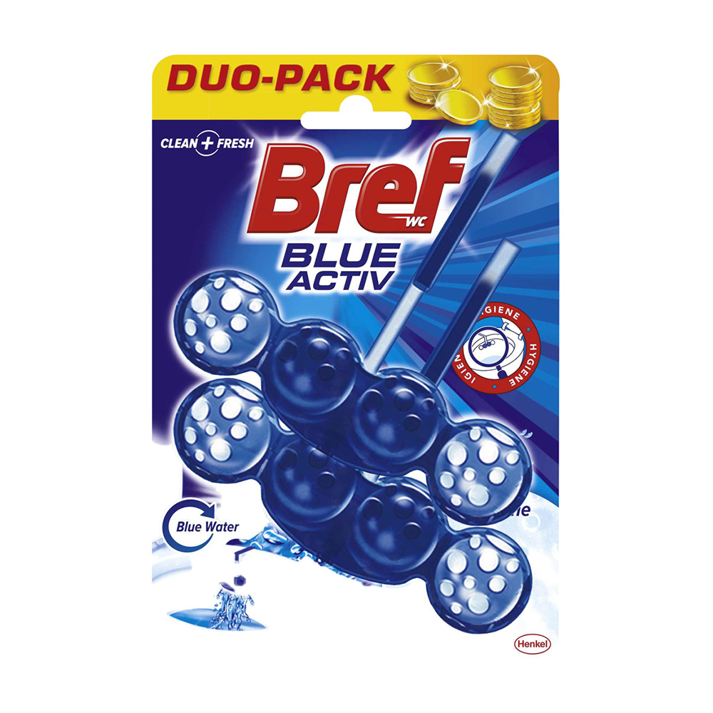 BREF WC BLUE ACTIVO HIGIENE PK2 50GRS BREF WC BLUE ACTIVO HIGIENE PK2 50GRS