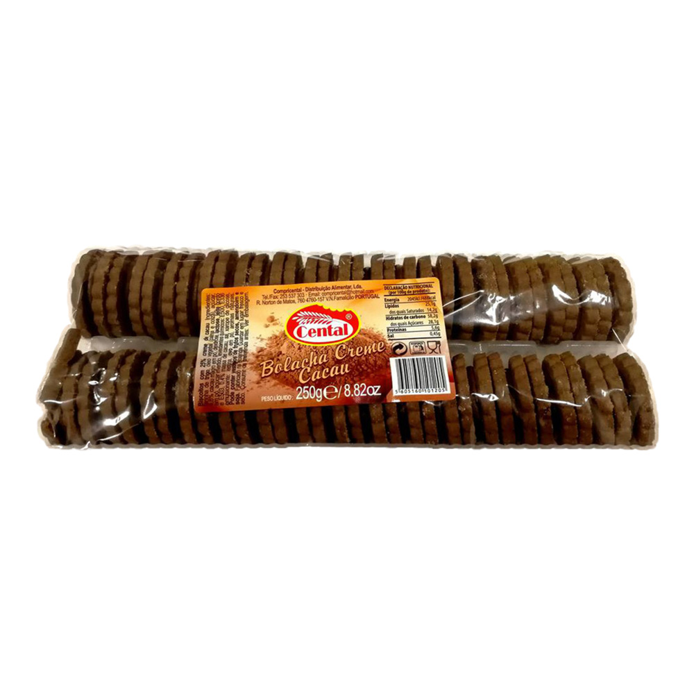 CENTAL BOL. CREME CHOCOLATE 250GRS CENTAL BOL. CREME CHOCOLATE 250GRS