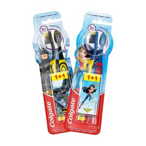 COLGATE ESCOVA KIDS SUPER-HERÓIS 6+ ANOS PK(1+1)