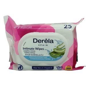 DERELA TOALHITAS INTIMAS 25UNDS