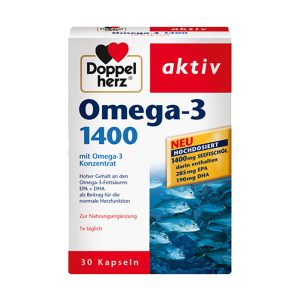 DOPPEL HERZ OMEGA-3 1400 AKTIV 30CAPS 59,2GRS