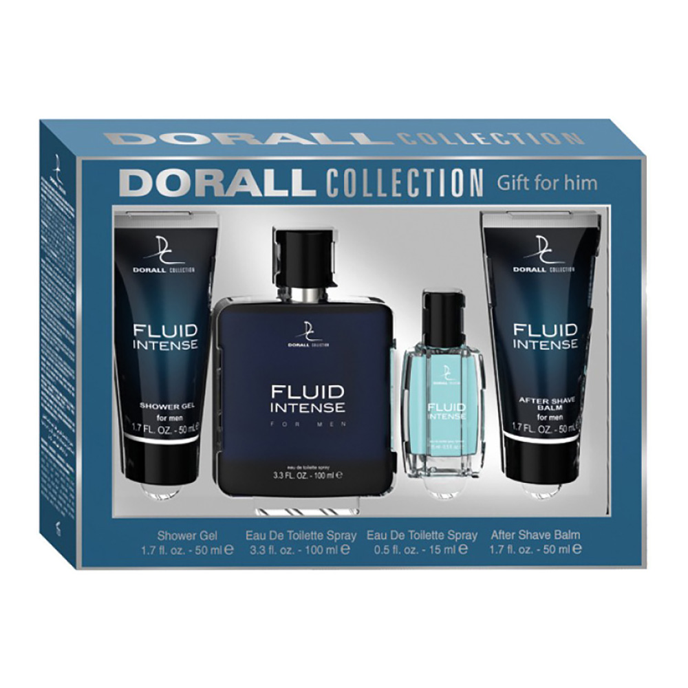 DORALL COLLECTION FLUID INTENSE MEN (SH.G/EDT 100ML/EDT 15ML/AFT.SH) DORALL COLLECTION FLUID INTENSE MEN (SH.G/EDT 100ML/EDT 15ML/AFT.SH)