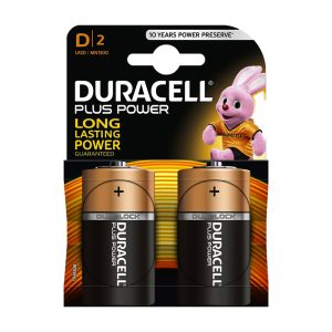 DURACELL PLUS POWER D LR20 PK2