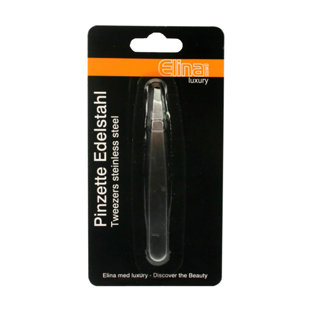 ELINA LUXURY PINÇA SOBRANCELHAS OBLÍQUA 9CM ELINA LUXURY PINÇA SOBRANCELHAS OBLÍQUA 9CM