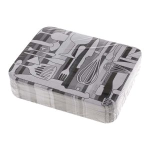 FEDINSA TAMPAS CARTÃO P/EMBALAGEM ALUMÍNIO RETANGULAR 186X135CM PK100