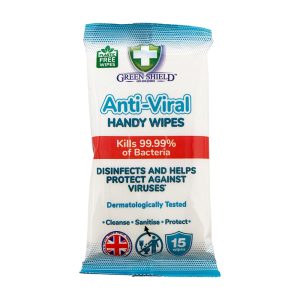 GREEN SHIELD TOALHITAS MÃOS ANTI-BACTERIAL 15UNDS