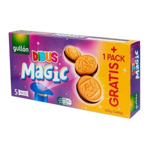 GULLÓN DIBUS MAGIC BOL. C/RECH. CREME CHOCOLATE 220GRS (5X44GRS)