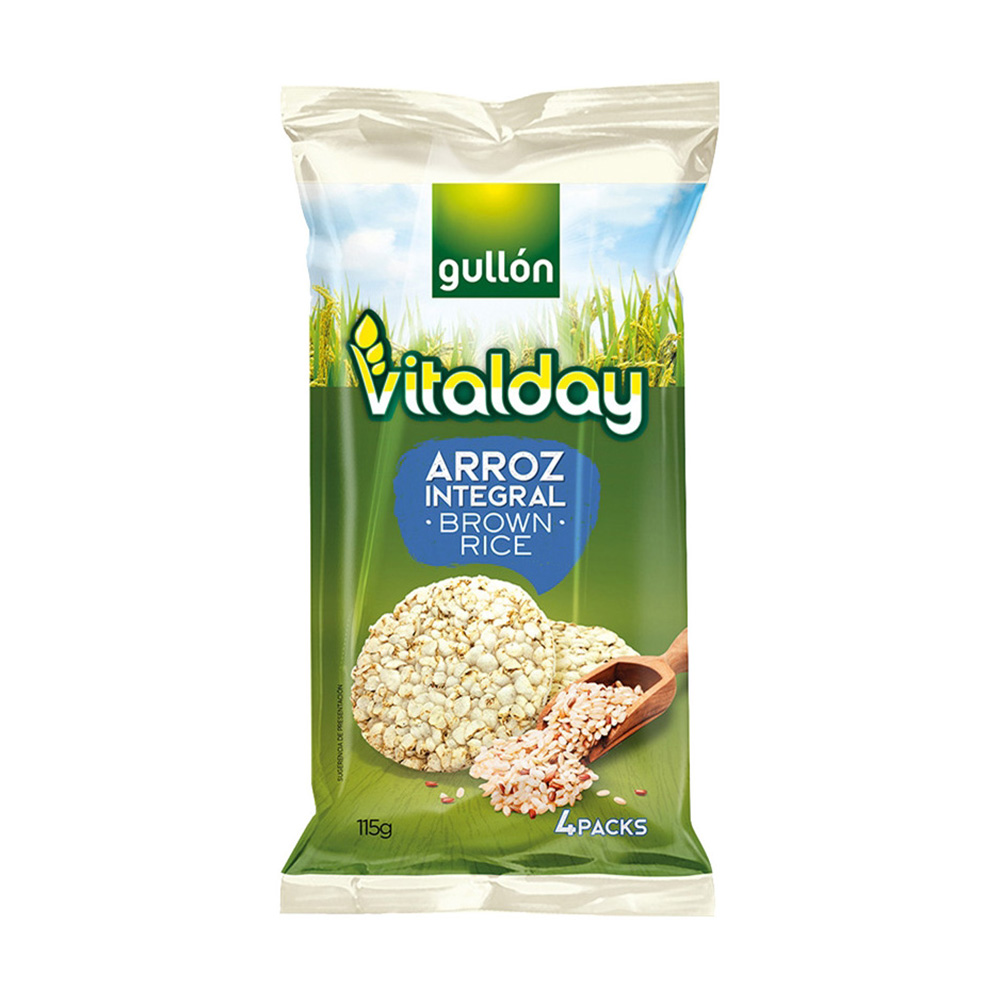 GULLÓN VITALDAY TORTILHAS DE ARROZ INTEGRAL S/GLÚTEN PK4X28,8G GULLÓN VITALDAY TORTILHAS DE ARROZ INTEGRAL S/GLÚTEN PK4X28,8G