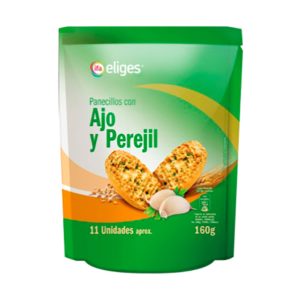 IFA ELIGES PANECILLOS TOSTADOS C/ALHO E SALSA APROX. 11UNDS 160GRS