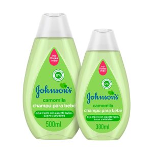 JOHNSON’S BABY SHAMPOO SUAVE CAMOMILA PK2 (500ML+300ML)