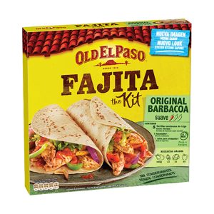 OLD EL PASO FAJITA THE KIT C/ TORTILHAS DE TRIGO C/MOLHO C/CONDIMENTOS 500GRS