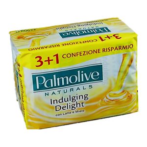 PALMOLIVE SABONETE DELIGHT LEITE E MEL 90GRS PK4