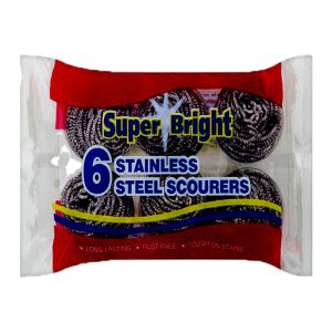 SUPER BRIGHT ESFREGÃO EM AÇOINOX PK6
