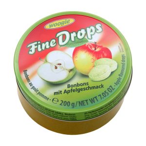 WOOGIE FINE DROPS REBUÇADOS SABOR MAÇA 200GRS