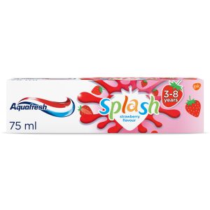 AQUAFRESH PASTA DENTRIFICA KIDS SPLASH C/SABOR MORANGO 3-8ANOS 75ML
