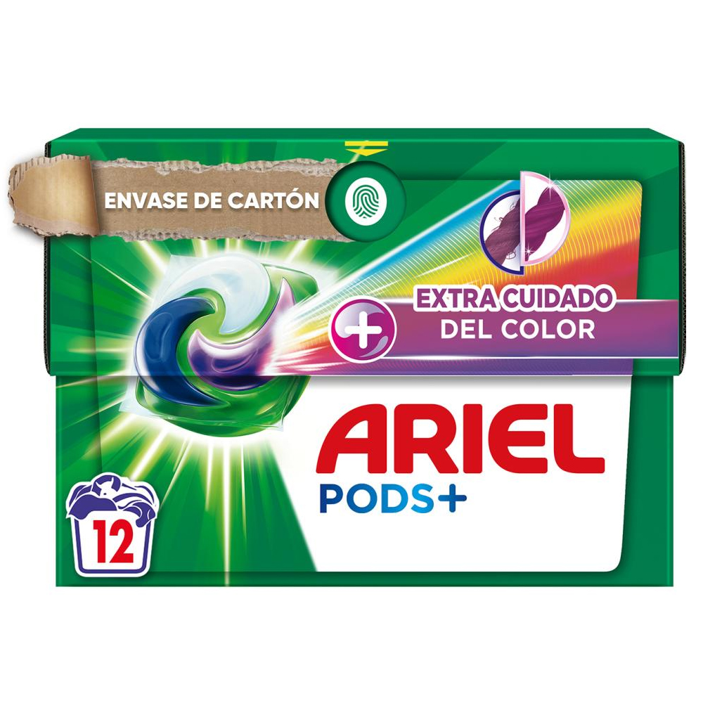 ARIEL CAPSULAS PODS 3 EM 1 EXTRA CUIDADO DE COR (12×25.2GRS) 302,4GRS ARIEL CAPSULAS PODS 3 EM 1 EXTRA CUIDADO DE COR (12×25.2GRS) 302,4GRS