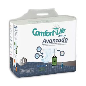 COMFORT-LIFE AVANZADO ABSORVENTES ANATÓMICOS DE INCONTINÊNCIA TAMANHO M 20UNDS