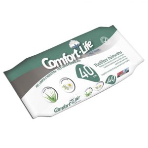 COMFORT-LIFE TOALHITAS HÚMIDAS USO DIÁRIO ADULTO 40UNDS