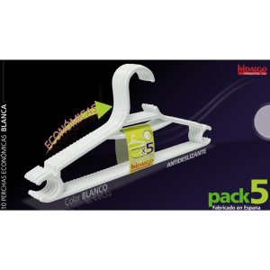 HIDALGO CRUZETAS PLÁSTICO BRANCO ANTIDESLIZANTE PK5