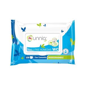 IFA UNNIA TOALHITAS HÚMIDAS WC C/CAMOMILA 100UNDS