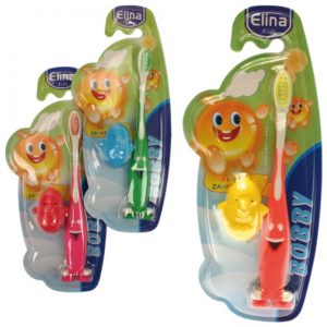 ELINA MED ESCOVA DE DENTES BOBBY C/VENTOSA 4-7 ANOS SOFT