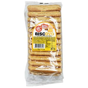 CENTAL BISCOVO SAVOIARDI C/26% OVOS FRESCOS 400GRS