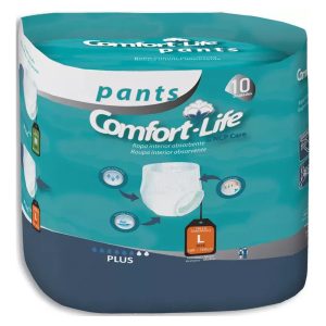 COMFORT-LIFE CUECAS INCONTINÊNCIA PLUS TAMANHO GRANDE L 10 UN