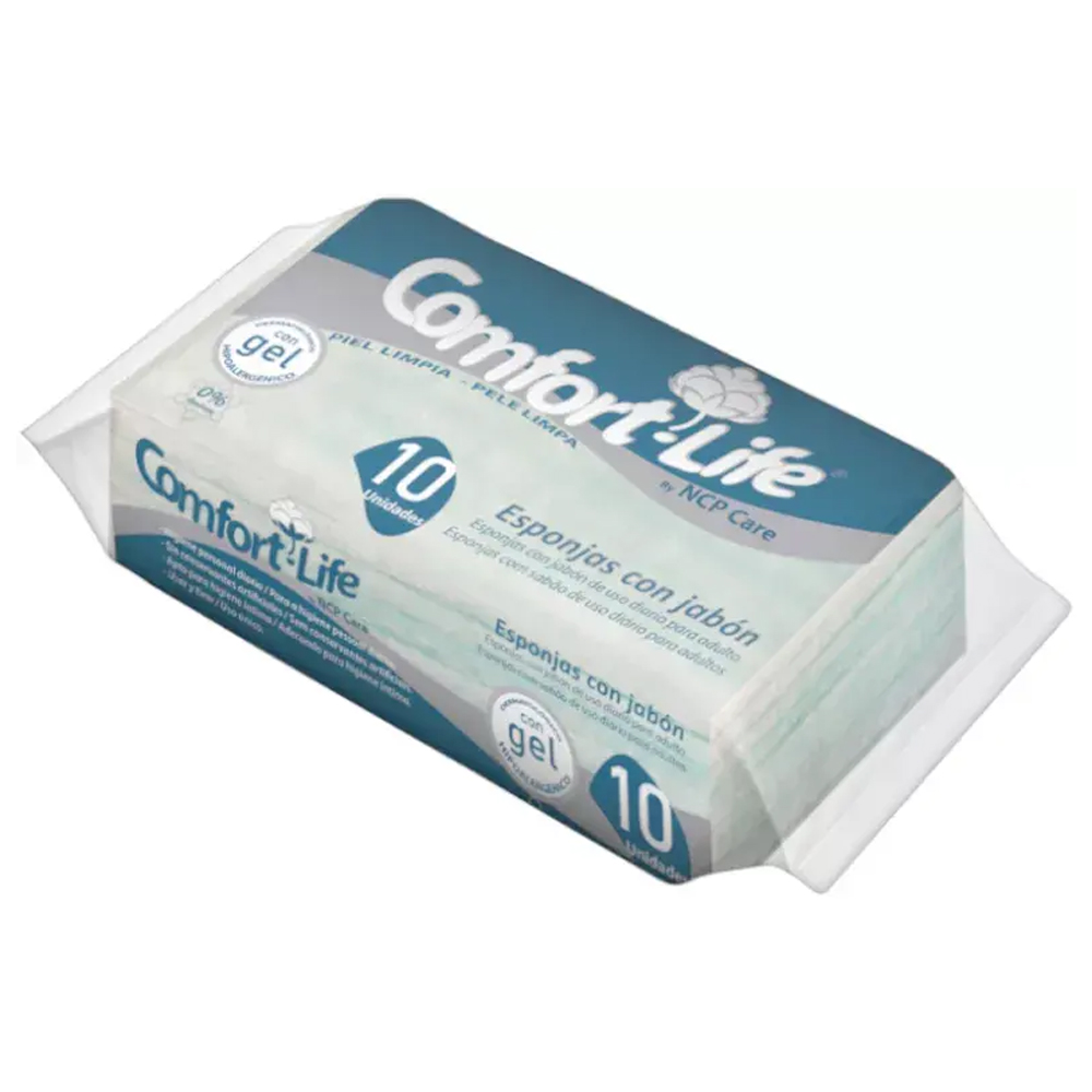 COMFORT-LIFE ESPONJA BANHO C/ SABONETE 10 UN COMFORT-LIFE ESPONJA BANHO C/ SABONETE 10 UN