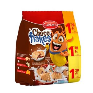 CUÉTARA CHOCO FLAKES 120GR