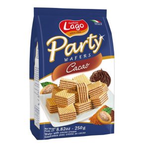 LAGO PARTY WAFERS CACAU 250GR
