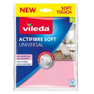 VILEDA PANO MICROFIBRAS ACTIFIBRE SOFT C/2 UN