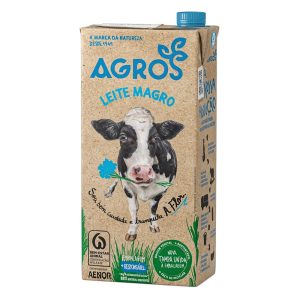 AGROS LEITE MAGRO 1L